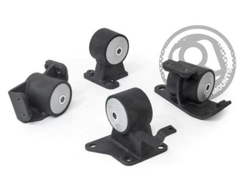 Innovative Mounts Innovative 90-99 Toyota MR2 5S/3S Black Steel Mounts 75A Bushings