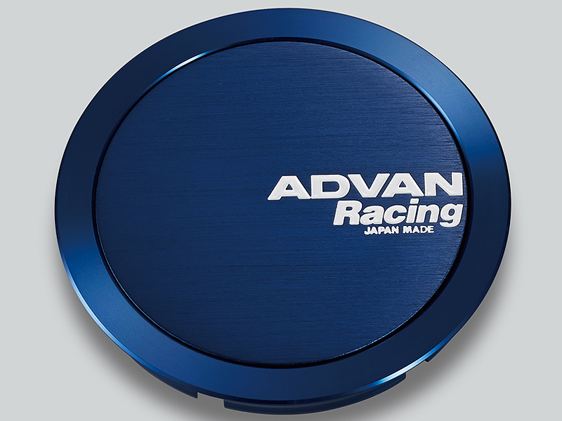 Advan 63mm Full Flat Centercap - Blue Anodized 0