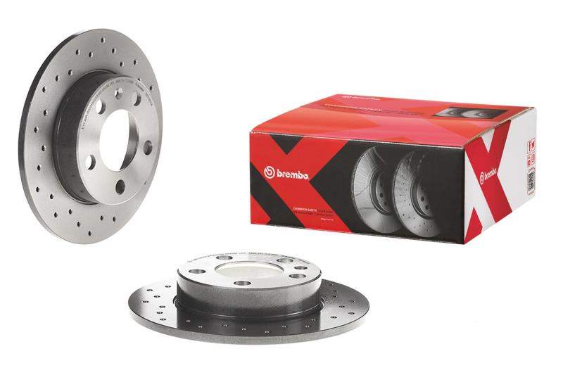 Brembo OE Brembo 07-11 Camry/17-18 Corolla iM/06-18 RAV4 Front Premium Xtra Cross Drilled UV Coated Rotor