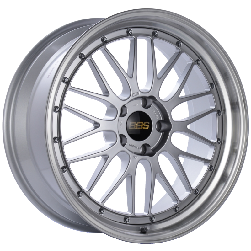 BBS LM 19x8.5 5x120 ET32 Diamond Silver Center Diamond Cut Lip Wheel -82mm PFS/Clip Required 0
