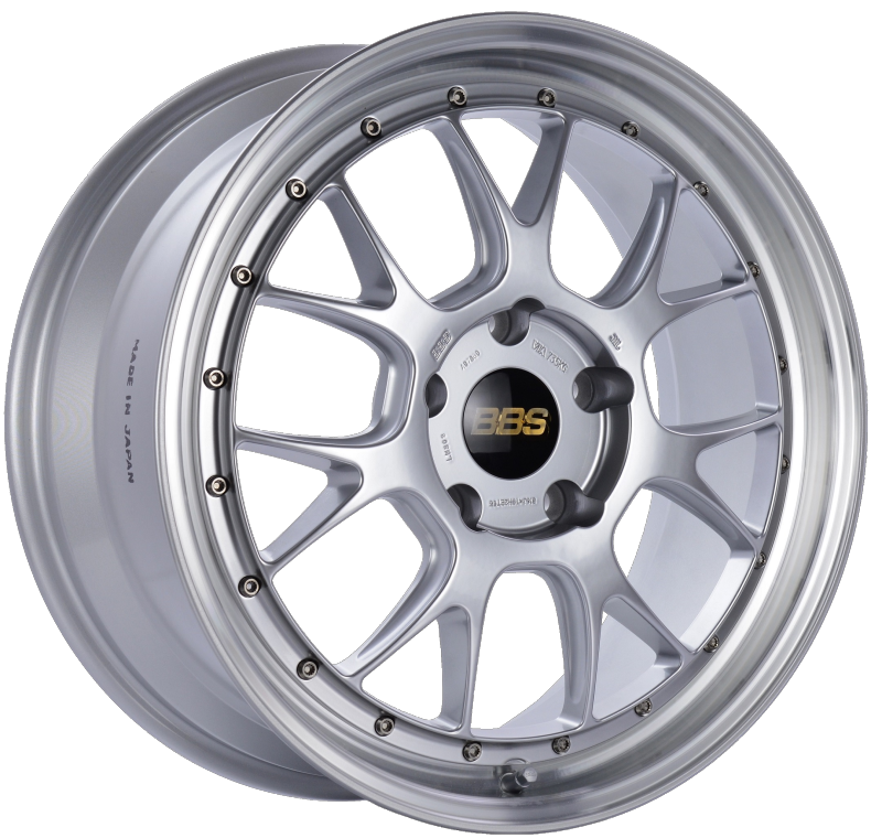 BBS LM-R 19x8.5 5x130 ET55 CB71.6 Diamond Silver Center Diamond Cut Lip Wheel 0