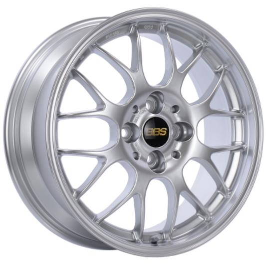 BBS RG-R 19x8.5 5x120 ET32 Diamond Silver Wheel -82mm PFS/Clip Required 0
