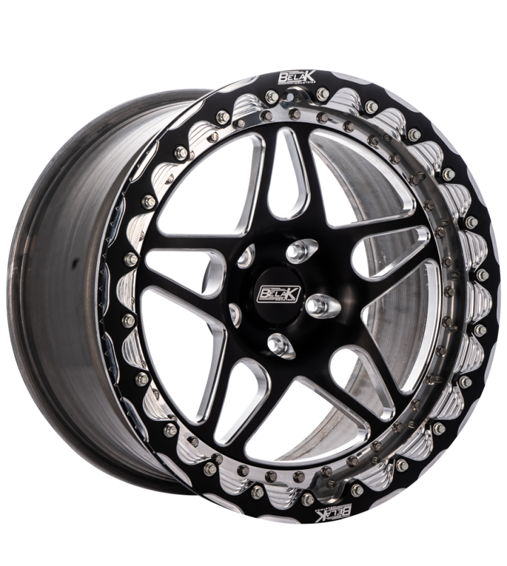 Belak Wheels Belak 18x10 / 6.75in BS / 5x114.3 BP / High Pad / Series 3 Wheel - Single Beadlock