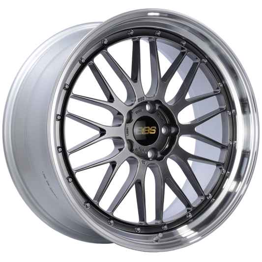 BBS LM 21x10 5x120 ET38 Diamond Black Center Diamond Cut Lip Wheel -82mm PFS/Clip Required 0