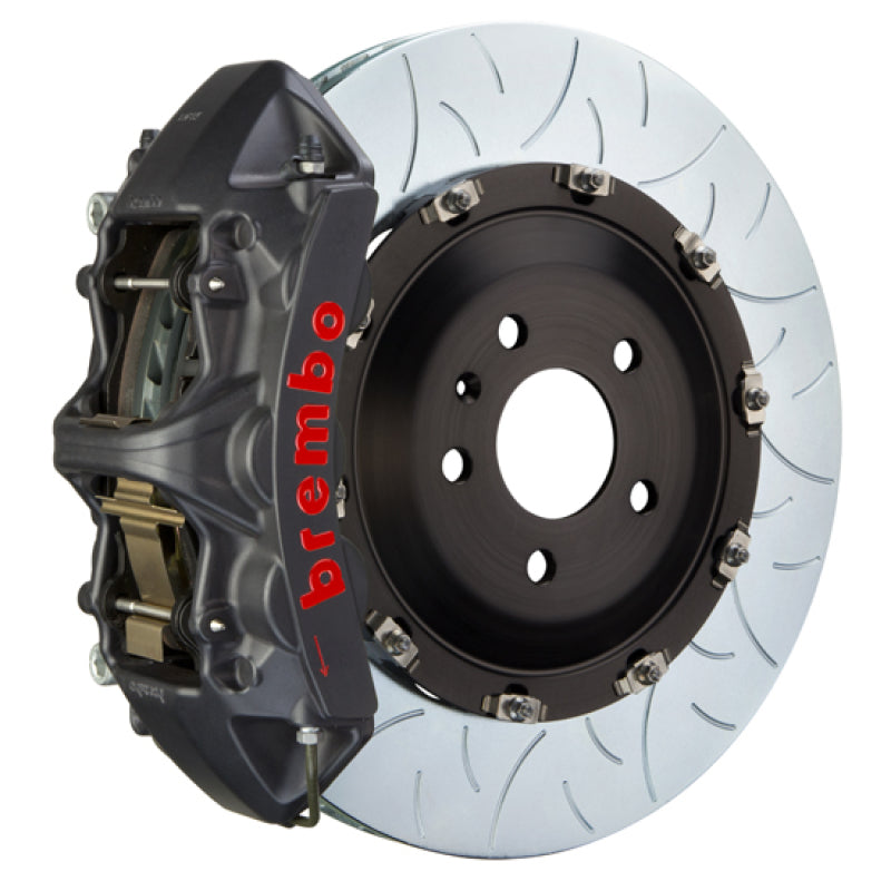 Brembo 08-13 BMW M3/11-12 1M Front GTS BBK 6 Piston Cast 380x34 2pc Rotor Slotted Type3-Black HA 0
