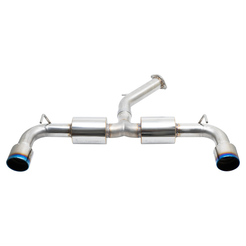 Injen 19-22 Hyundai Veloster N L4 2.0L Turbo Performance SS Axle Back Exhaust System - Burnt Ti Tips 4