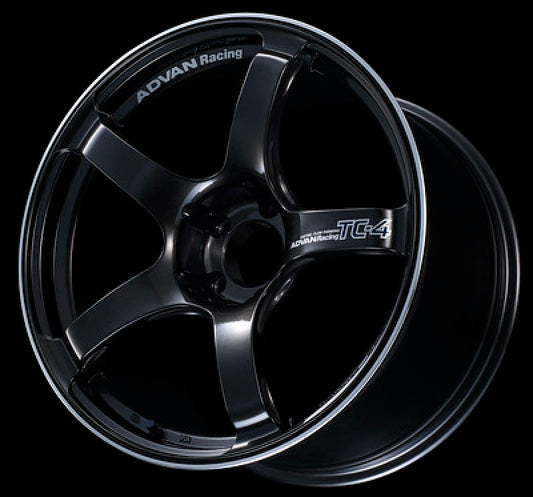 Advan TC4 15x7.0 +30 4-100 Black Gunmetallic & Ring Wheel 0