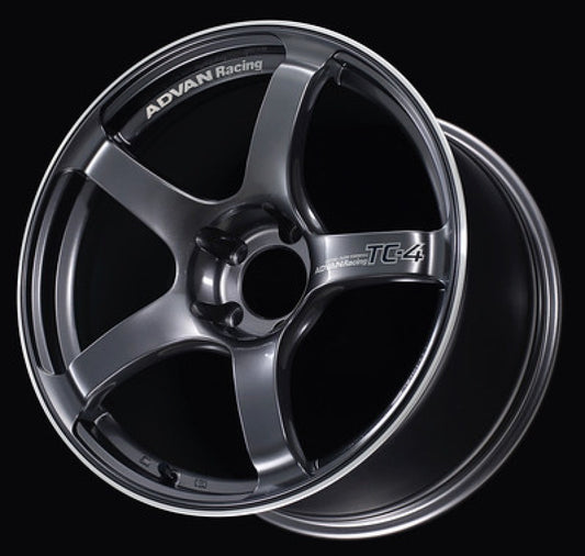 Advan TC4 15x7.0 +30 4-100 Racing Gunmetallic & Ring Wheel 0