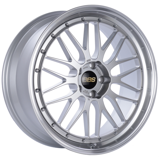 BBS LM 21x9 5x120 ET32 Diamond Silver Center Diamond Cut Lip Wheel -82mm PFS/Clip Required 0