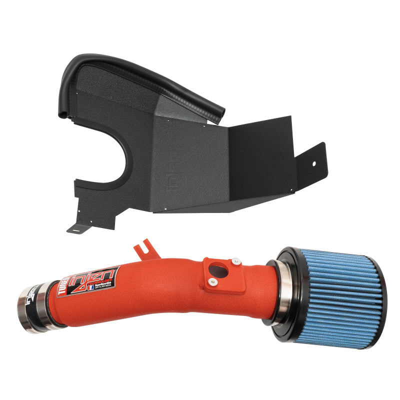Injen 16-21 Honda Civic 1.5L 4 Cyl. Wrinkle Red Short Ram Intake 3