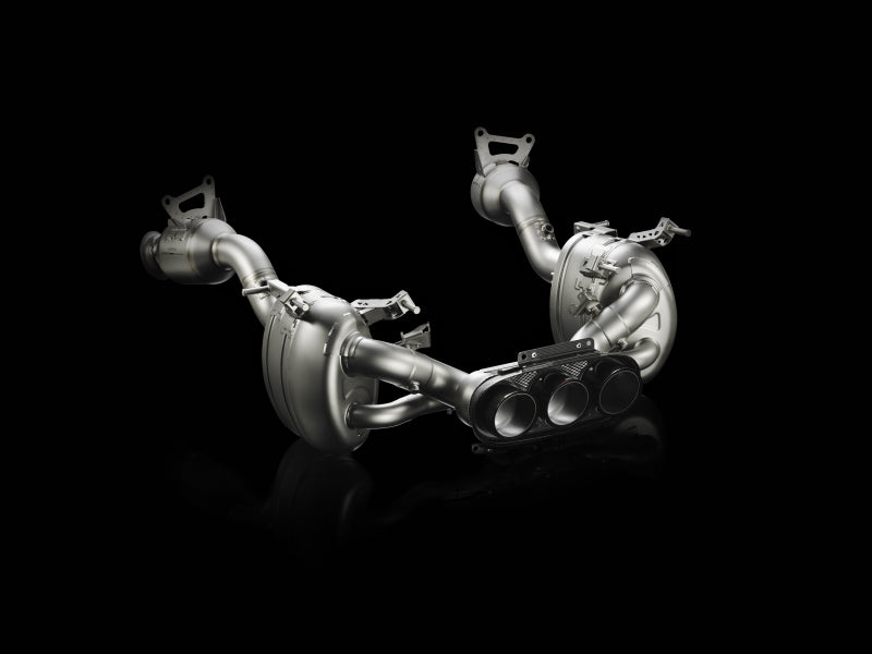 Akrapovic 10-15 Ferrari 458 Italia/458 Spyder Slip-On Line (Titanium) w/ Carbon Tips 8