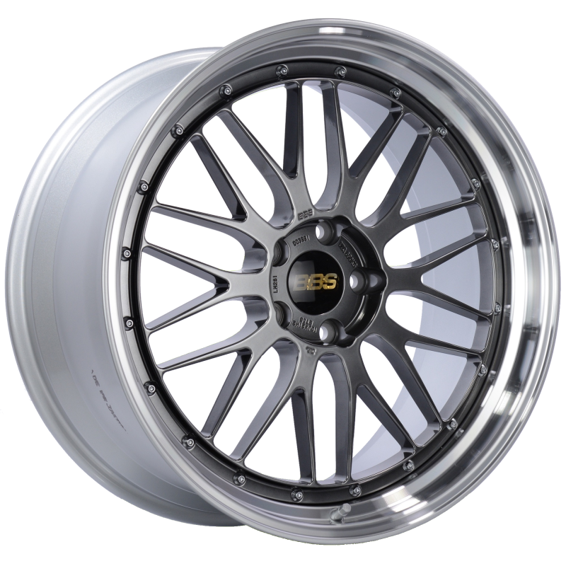 BBS LM 21x10 5x120 ET38 Diamond Black Center Diamond Cut Lip Wheel -82mm PFS/Clip Required 1