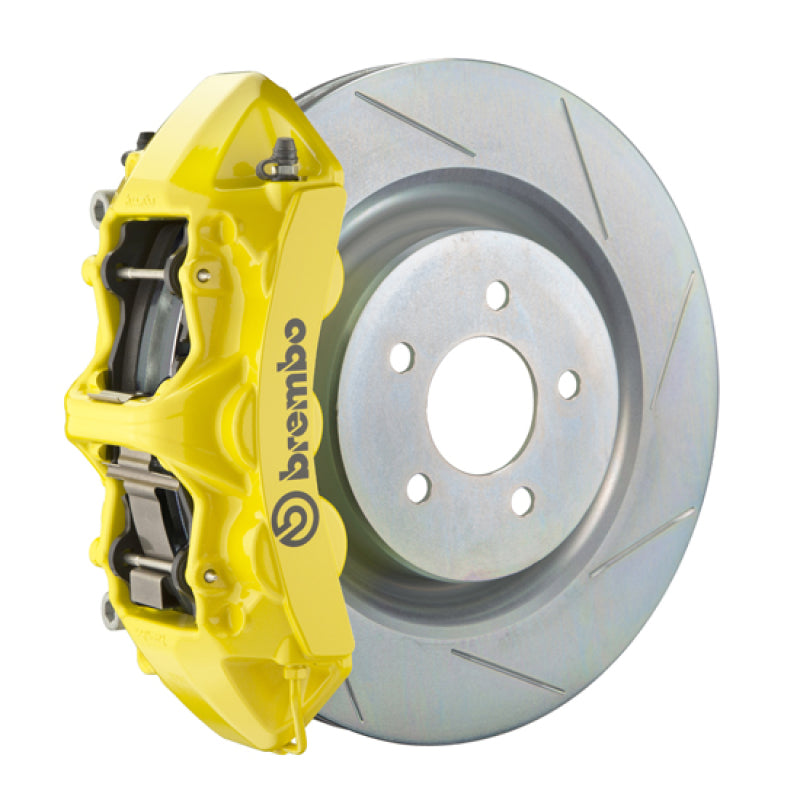 Brembo 16+ Camaro LS/LT/SS Front GT BBK 6 Piston Cast 355x32 1pc Rotor Slotted Type1-Yellow 0