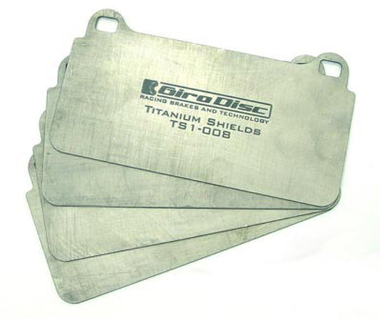 GiroDisc Brembo M Caliper Titanium Pad Shields 0
