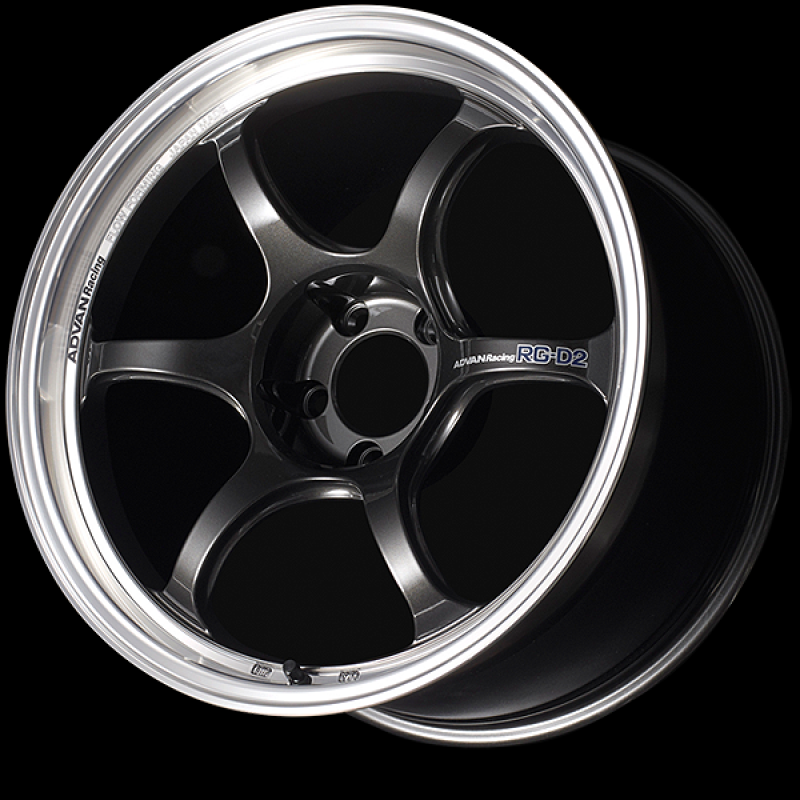 Advan RG-D2 18x9.5 +40mm 5-100 Machining & Black Gun Metallic Wheel 0