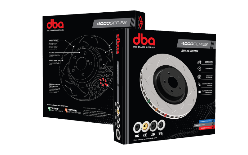 DBA 94-91 Nissan Silva S14/S15 Rear Slotted 4000 Series Rotor