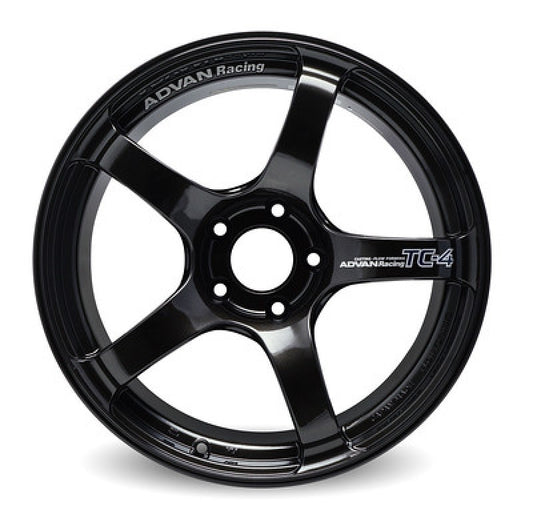 Advan TC4 16x8.0 +38 4-100 Black Gunmetallic Wheel (No Ring) 0