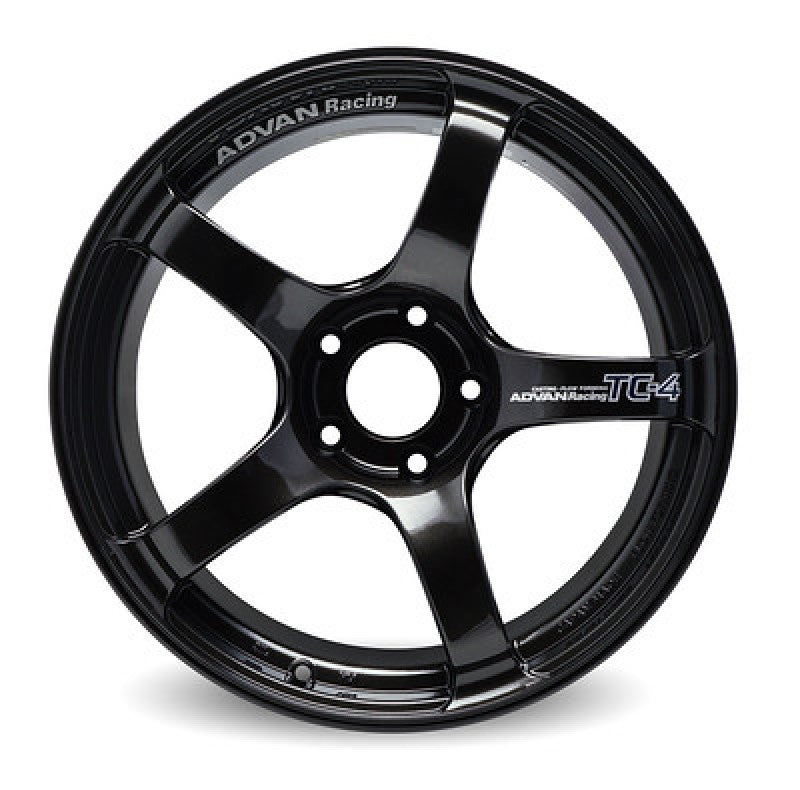 Advan TC4 15x8.0 +28 4-100 Black Gunmetallic Wheel (No Ring) 0