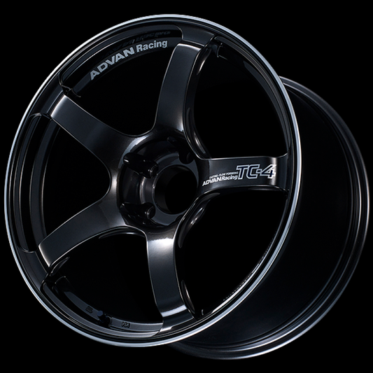 Advan TC4 18x10 +35 5-114.3 Racing Black Gunmetallic & Ring Wheel 0