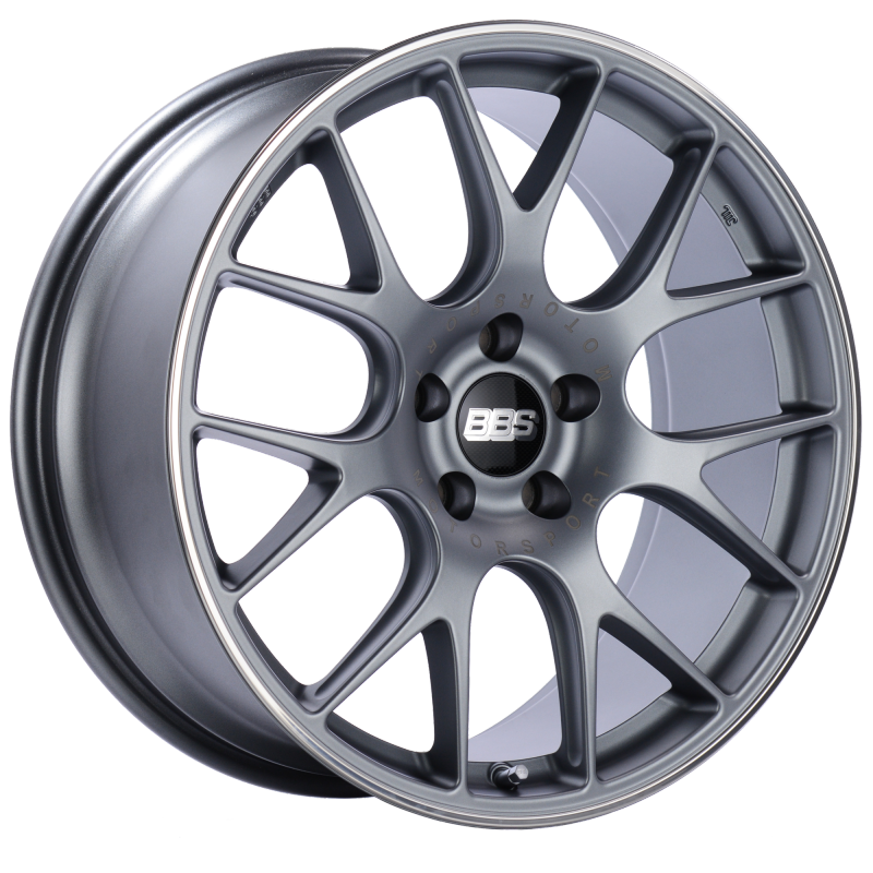 BBS CH-R 20x9 5x120 ET29 Satin Titanium Polished Rim Protector Wheel -82mm PFS/Clip Required 1