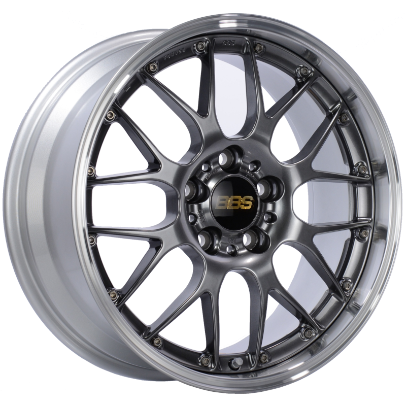 BBS RS-GT 18x9.5 5x130 ET48 CB71.6 Diamond Black Center Diamond Cut Lip Wheel 0