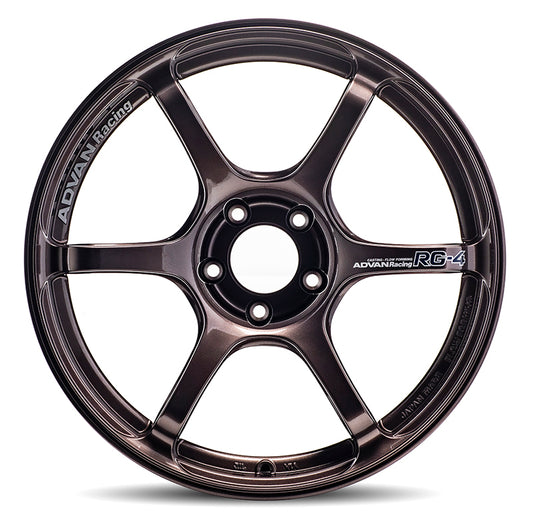 Advan RG-4 18x8.5 +44 5-114.3 Racing Copper Bronze Wheel 0