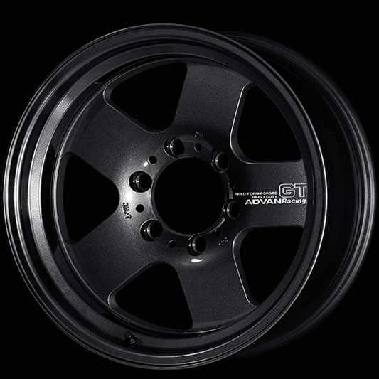 Advan GT Heavy 17X8.0 +20 6x139.7 Racing Titanium Black Wheel 0
