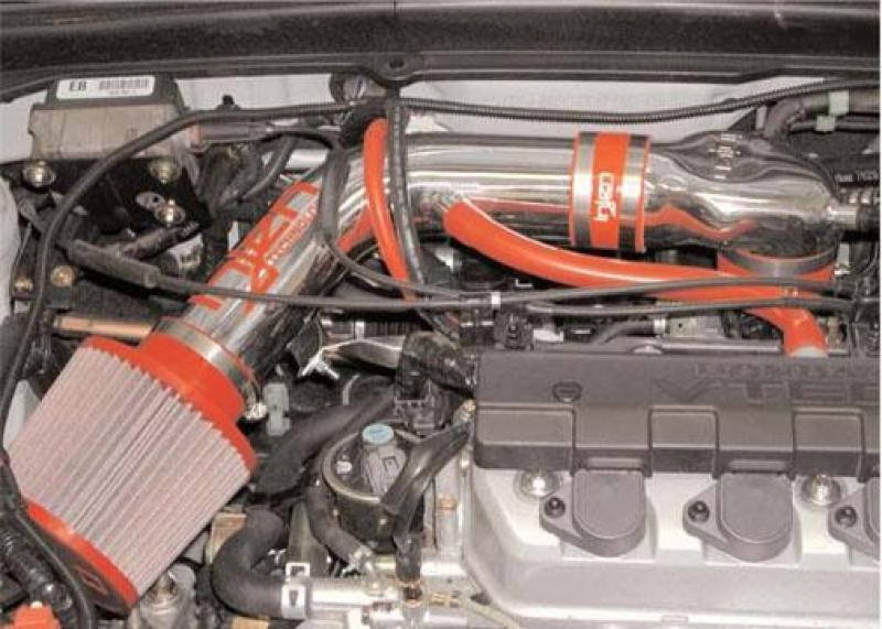 Injen 01-04 Civic Dx Lx Ex Hx Polished Short Ram Intake 4