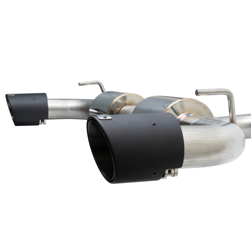 Injen 19-22 Hyundai Veloster N L4 2.0L Turbo Performance SS Axle Back Exhaust System - Carbon Tips 2