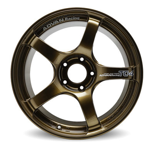 Advan TC4 15x8.0 +28 4-100 Umber Bronze Metallic Wheel (No Ring) 0