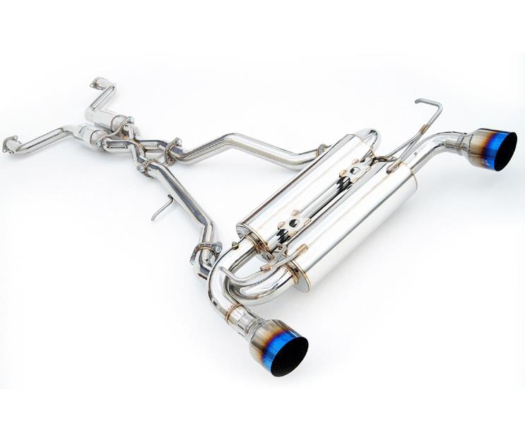 Invidia 02-08 Nissan 350z Gemini Single Layer Titanium Tip Cat-back Exhaust - 350Z & 350z