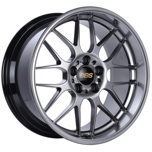 BBS RG-R 19x8.5 5x114.3 ET18 Diamond Black Wheel -82mm PFS/Clip Required 0