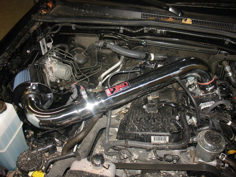 Injen 05-20 Toyota Tacoma 2.7L Wrinkle Blk Power-Flow Air Intake w/MR Tech/Heat Shield/Nano Filter 2