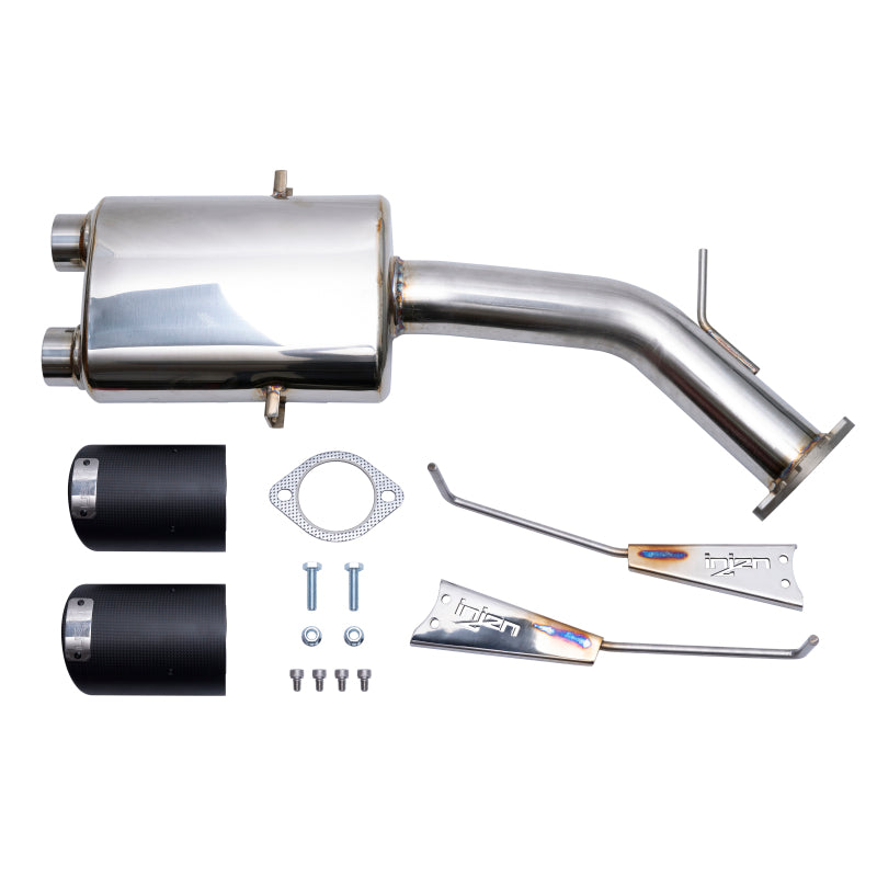 Injen 19-21 Hyundai Veloster L4 1.6L Turbo Performance Stainless Steel Axle Back Exhaust System 1