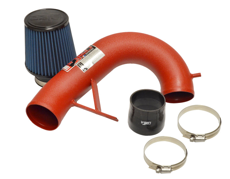 Injen 17-19 Audi A4 2.0T Wrinkle Red Short Ram Air Intake 2