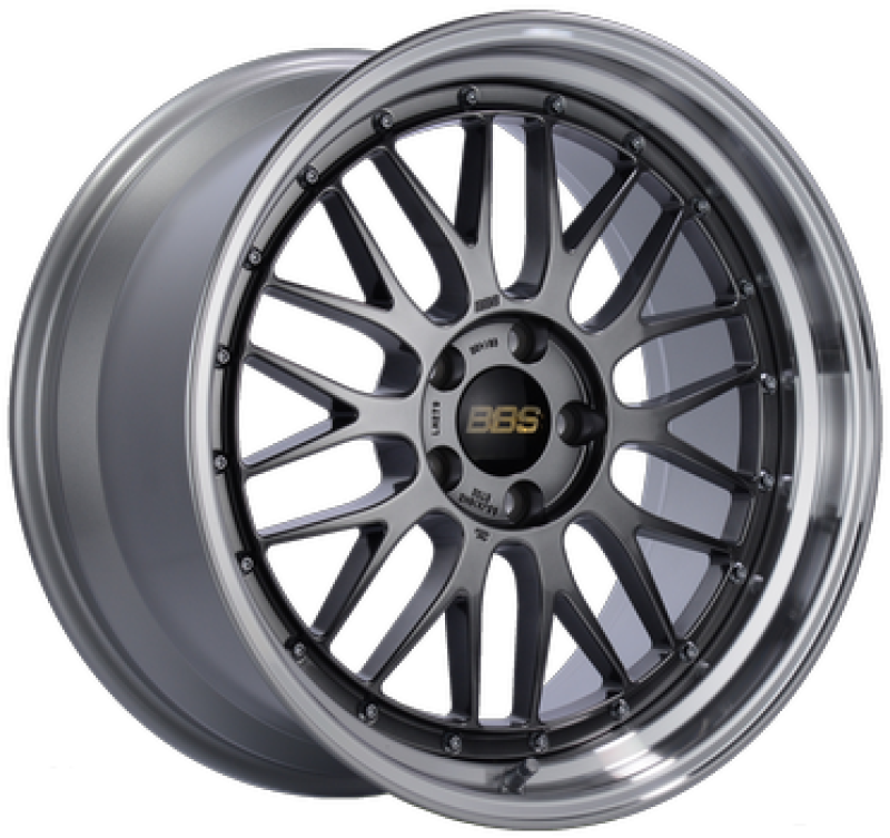 BBS LM 19x9.5 5x120 ET35 Diamond Black Center Diamond Cut Lip Wheel -82mm PFS/Clip Required 0
