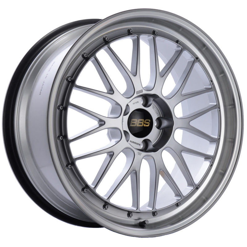 BBS LM 20x9.5 5x114.3 ET40 CB66 Diamond Silver Center Diamond Cut Lip Wheel 0