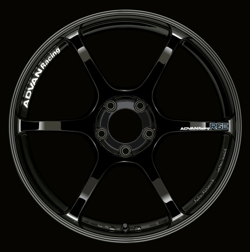 Advan RGIII 19x9.0 +35 5-114.3 Racing Gloss Black Wheel 0