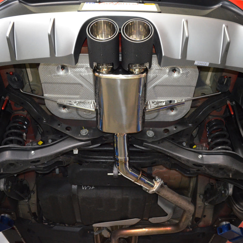 Injen 19-21 Hyundai Veloster L4 1.6L Turbo Performance Stainless Steel Axle Back Exhaust System 3