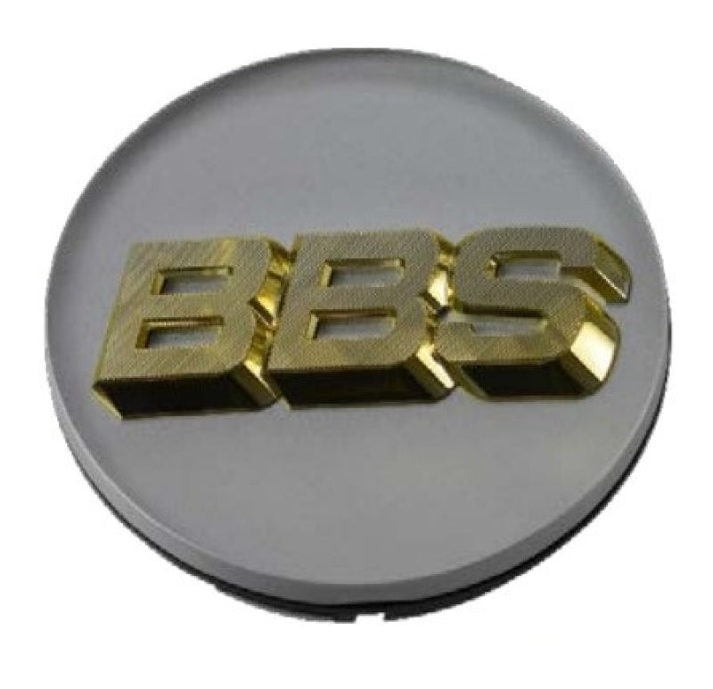BBS Center Cap 70.6mm White/Gold (3-tab) 0