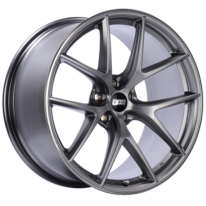 BBS CI-R 20x10 5x112 ET25 Platinum Silver Polished Rim Protector Wheel -82mm PFS/Clip Required 0