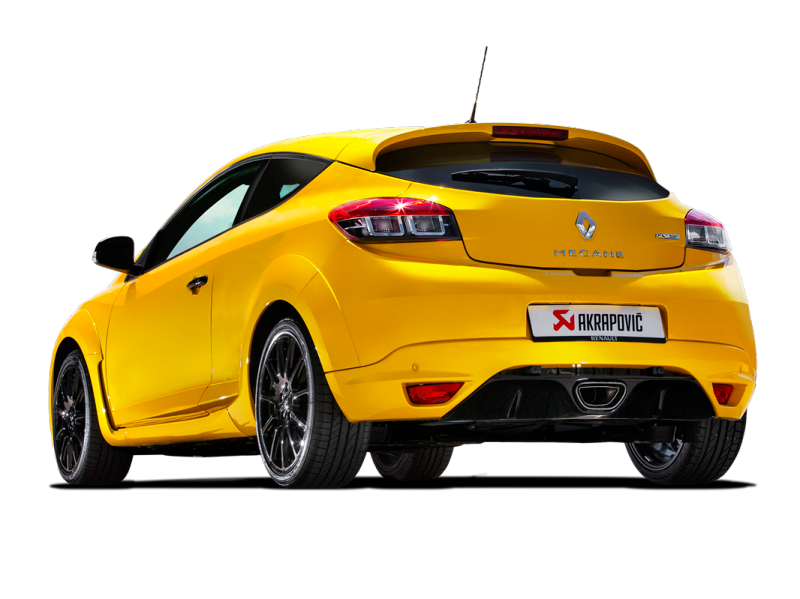 Akrapovic 10-16 Renault Megane Coupe RS Evolution Line Cat Back (Titanium) w/ Carbon Tips 3