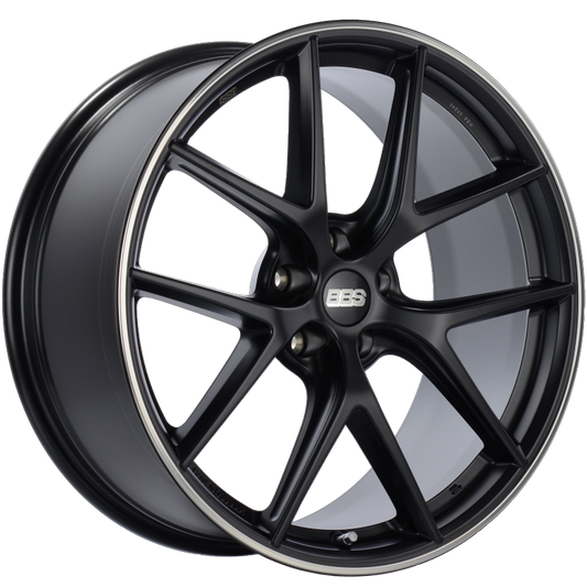 BBS CI-R 20x9 5x120 ET25 Satin Black Polished Rim Protector Wheel -82mm PFS/Clip Required 0