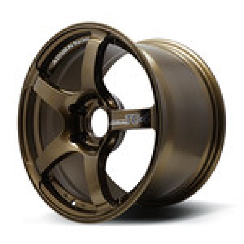 Advan TC4 17x7.5 +48 5x114.3 Racing Umber Bronze and Ring Wheel 1