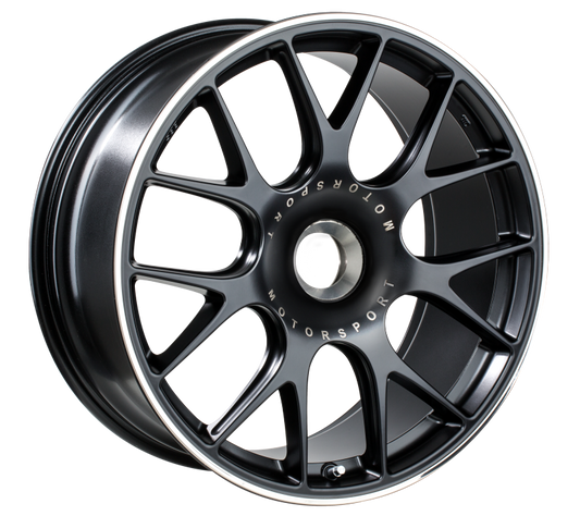 BBS CH-R 20x9 CL ET51 CB84 Satin Black Polished Rim Protector Wheel 0