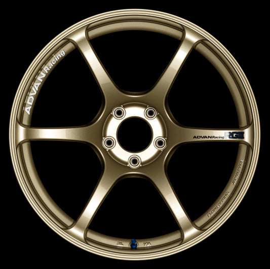 Advan RGIII 17x9.0 +45 5-114.3 Racing Gold Metallic Wheel 0