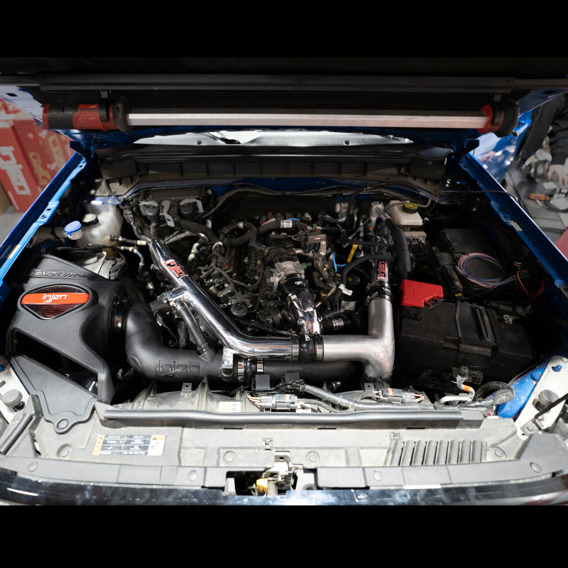 Injen 2021-2022 Ford Bronco V6-2.7L Twin Turbo Evolution Intake (Oiled) 7