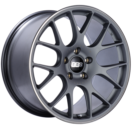 BBS CH-R 20x11.5 5x130 ET47 CB71.6 Satin Titanium Polished Rim Protector Wheel 0
