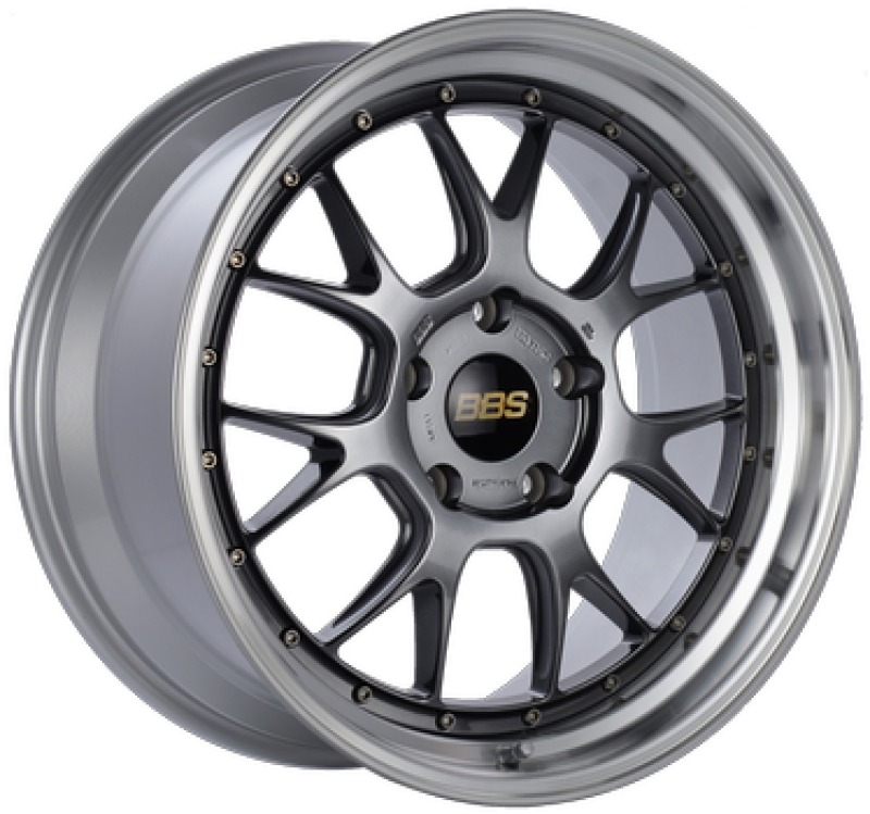 BBS LM-R 19x9.5 5x112 ET38 Diamond Black Center Diamond Cut Lip Wheel -82mm PFS/Clip Required 0