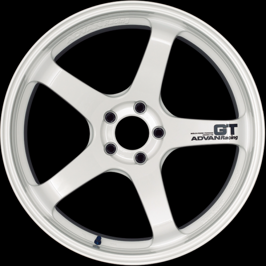 Advan GT Premium Version 19x10.5 +32 5-112 Racing White Wheel 0